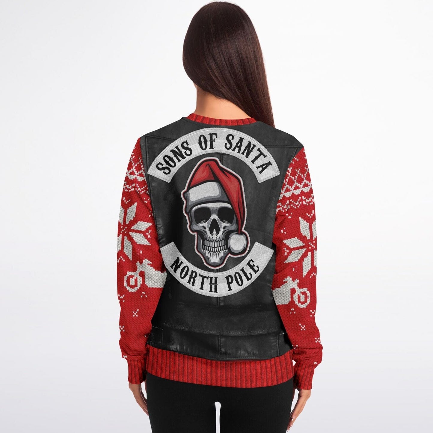 Sons of Santa Ugly Christmas Sweatshirt for Motorcycle Bike Lovers    - HolidayShoppingFinds