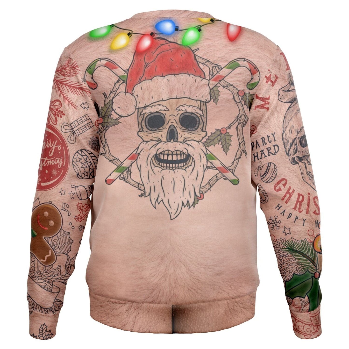 Topless Ugly Christmas Sweatshirt Funny Sweater for Dare Devil Unisex    - HolidayShoppingFinds