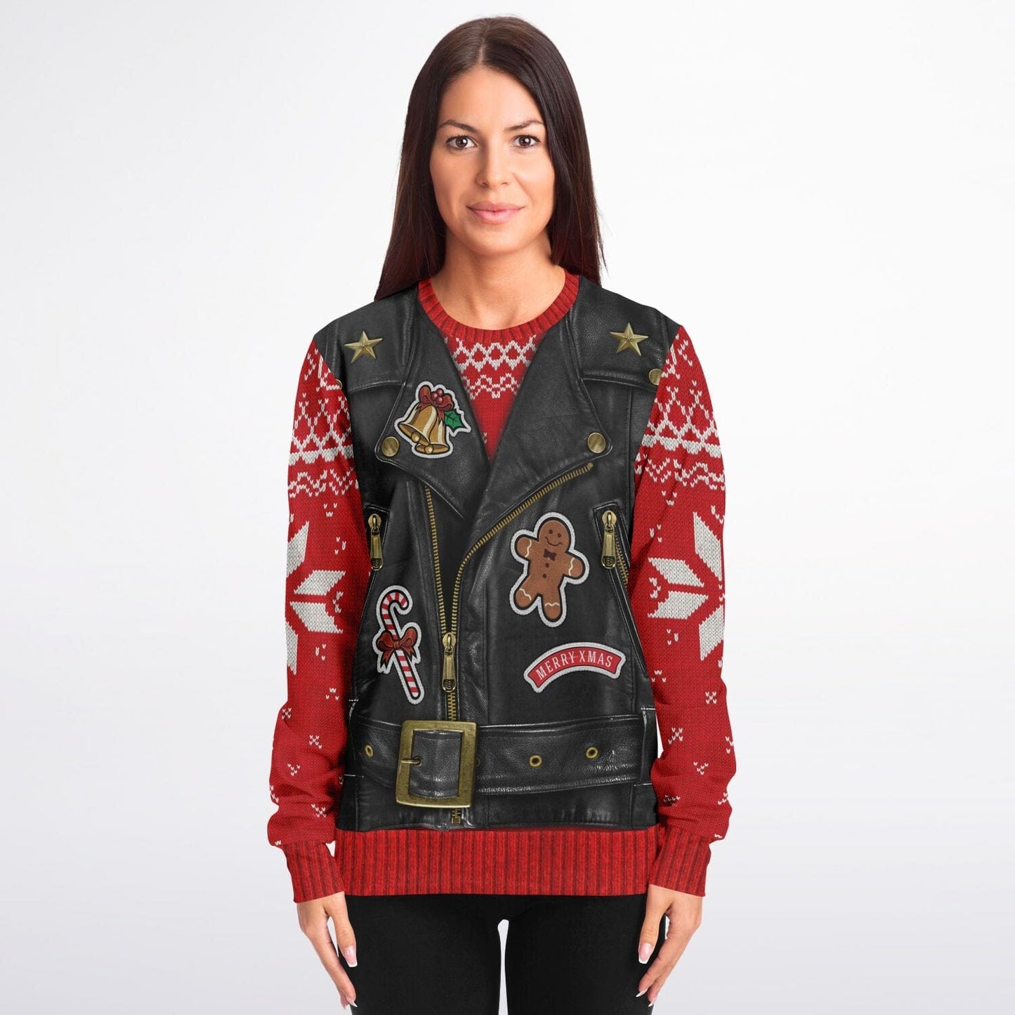 Sons of Santa Ugly Christmas Sweatshirt for Motorcycle Bike Lovers    - HolidayShoppingFinds